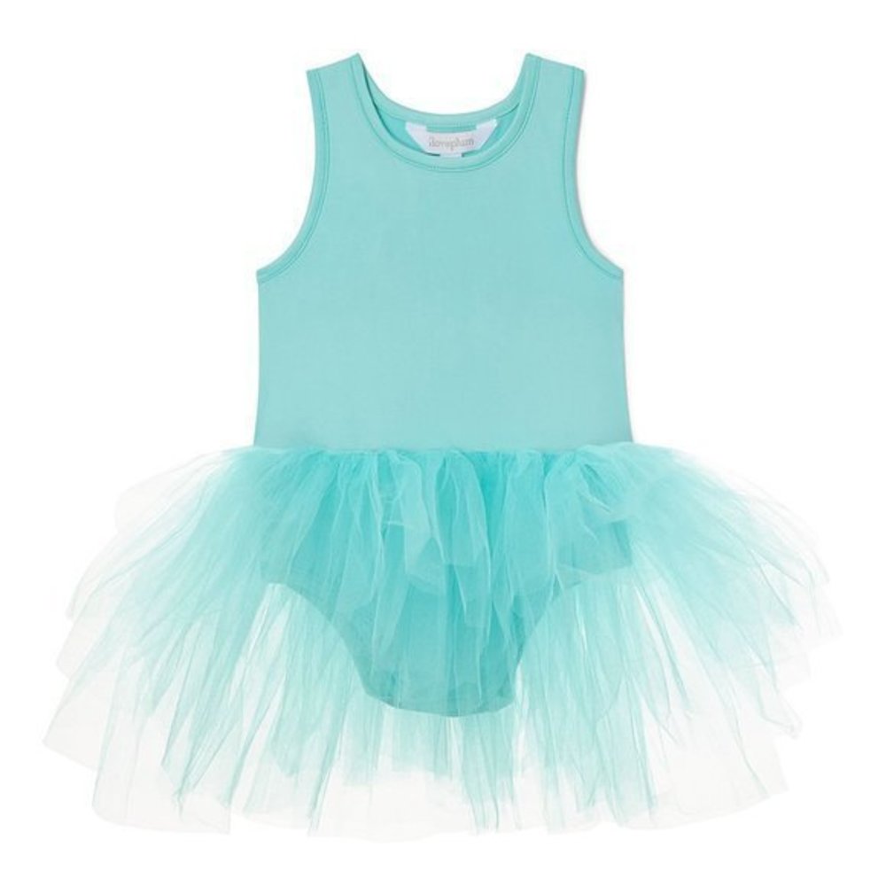 NWT iloveplum BAE tutu - waverly teal - size 6Y
